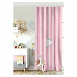 Rózsaszín pamutkeverék függöny, 140 x 260 cm - Minimalist Home World