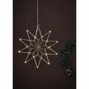 Ezüstszínű fénydekoráció karácsonyi mintával ø 31 cm Gleam – Markslöjd