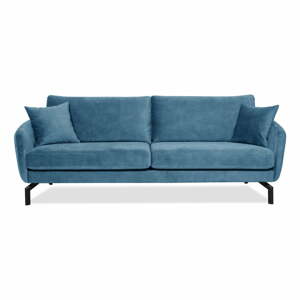 Magic kék bársony kanapé 230 cm - Scandic