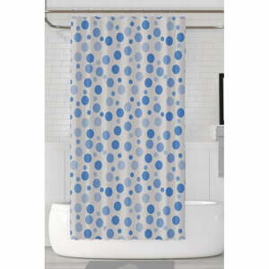 Kék-fehér zuhanyfüggöny - Mila Home