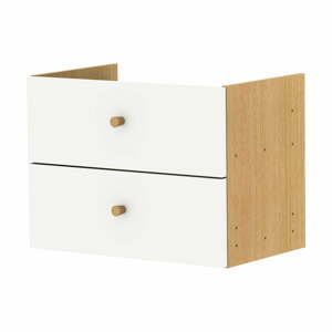 Fehér fiók modul 43x33 cm Z Cube - Tenzo