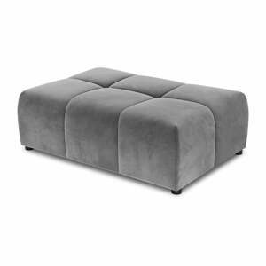 Szürke bársony moduláris kanapé Rome Velvet - Cosmopolitan Design