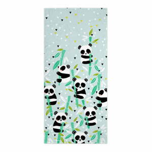 Világoszöld gyerek törölköző 150x70 cm Panda – Moshi Moshi