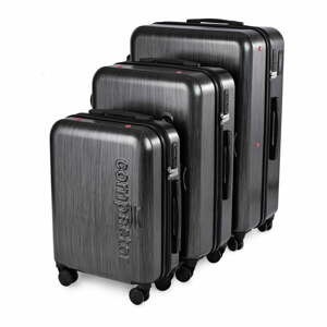 Bőrönd készlet 3 db-os Graphite - Compactor