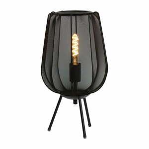 Fekete asztali lámpa (magasság 45 cm) Plumeria – Light & Living