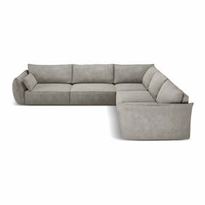 Világosszürke sarokkanapé (variálható) Vanda – Mazzini Sofas