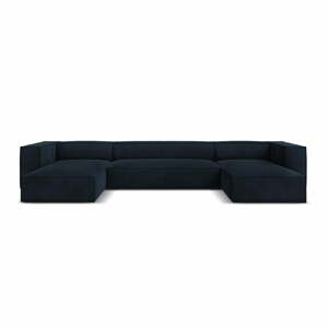 Sötétkék sarokkanapé ("U" alakú) Madame – Windsor & Co Sofas