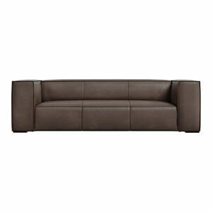 Barna bőr kanapé 227 cm Madame – Windsor & Co Sofas