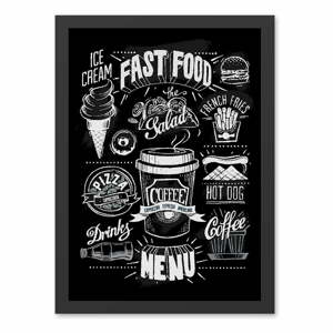 Kép 55x70 cm Menu – Wallity