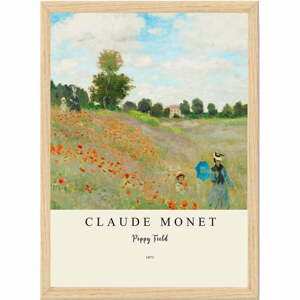 Keretezett poszter 55x75 cm Claude Monet – Wallity