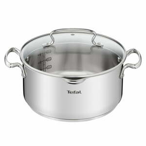 Indukciós tűzhelyhez alkalmas rozsdamentes acél edény 5 l Duetto+ – Tefal