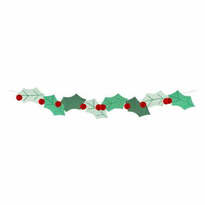 Karácsonyi mintás girland Holly – Meri Meri