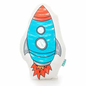 Space Rocket pamut párna, 40 x 30 cm - Mr. Fox