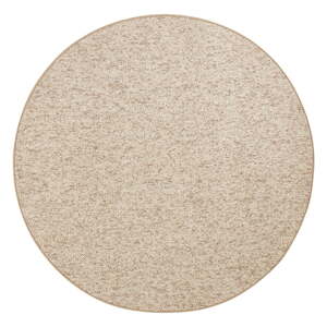 Wolly barnásbézs szőnyeg, ⌀ 200 cm - BT Carpet