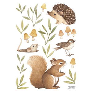 Matrica lap 30x42 cm Little Forest Animals – Lilipinso