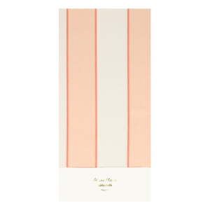 Asztalterítő 137x259 cm Peach Stripe – Meri Meri