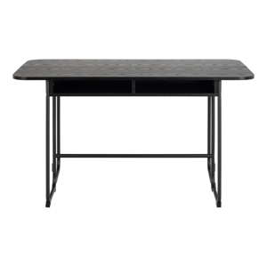 Fekete étkezőasztal 80x140 cm Darlington – Actona