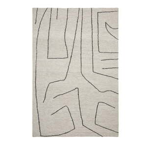 Bézs kézi szövésű gyapjú szőnyeg 200x300 cm Spati – Kave Home