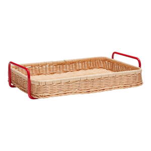 Rattan szervírozó tálca 27x42 cm Splint – Hübsch