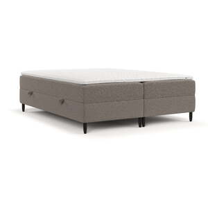 Barna ágyneműtartós boxspring ágy 180x200 cm Malte – Maison de Rêve