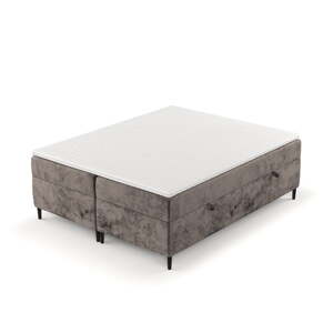 Barna ágyneműtartós boxspring ágy 140x200 cm Araya – Maison de Rêve