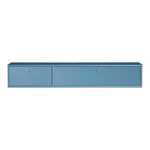 Kék TV-állvány 136x22 cm Mistral – Hammel Furniture