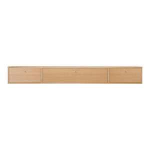 Natúr színű TV-állvány tölgyfa dekorral 176x22 cm Mistral – Hammel Furniture