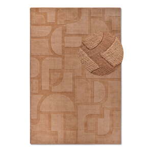 Barna kézi szövésű gyapjú szőnyeg 190x280 cm Alexis – Villeroy&Boch