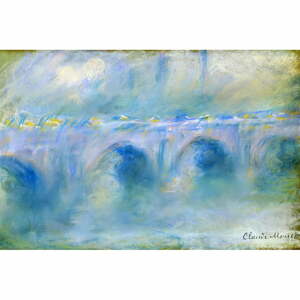 Le Pont de Waterloo kép másolat, 90 x 60 cm - Claude Monet