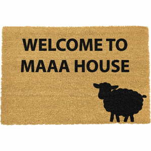 Welcome to Maaa House természetes kókuszrost lábtörlő, 40 x 60 cm - Artsy Doormats