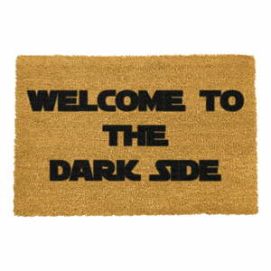 Welcome to the Darkside természetes kókuszrost lábtörlő, 40 x 60 cm - Artsy Doormats