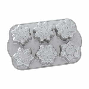 Snowflakes sütőforma 6 süteményhez, 700 ml - Nordic Ware