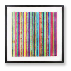 Neon Stripe fali kép, 50 x 50 cm - Graham & Brown