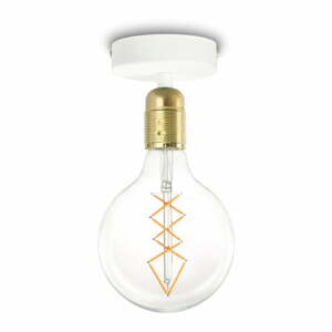 Uno fehér mennyezeti lámpa, aranyszínű foglalattal - Bulb Attack