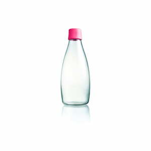 Pink üvegpalack, 800 ml - ReTap