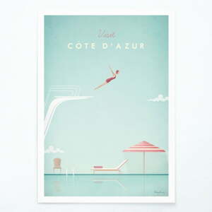 Poszter Azur, 50x70 cm - Travelposter