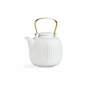 Hammershoi fehér porcelán teáskanna, 1,2 l - Kähler Design