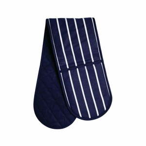 Butcher Stripe Oven Glove Lungo kék-fehér edényfogó - Premier Housewares