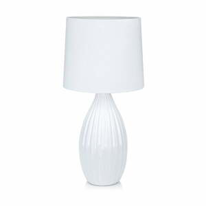 Stephanie fehér asztali lámpa, ø 24 cm - Markslöjd